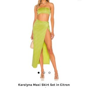 Lime green two piece set